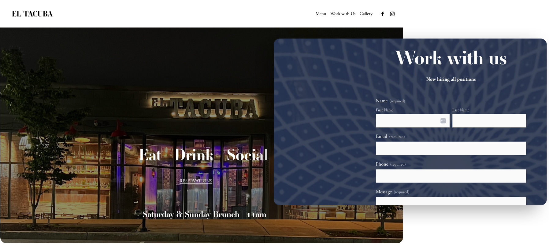 Screenshots of Figma and homepage
