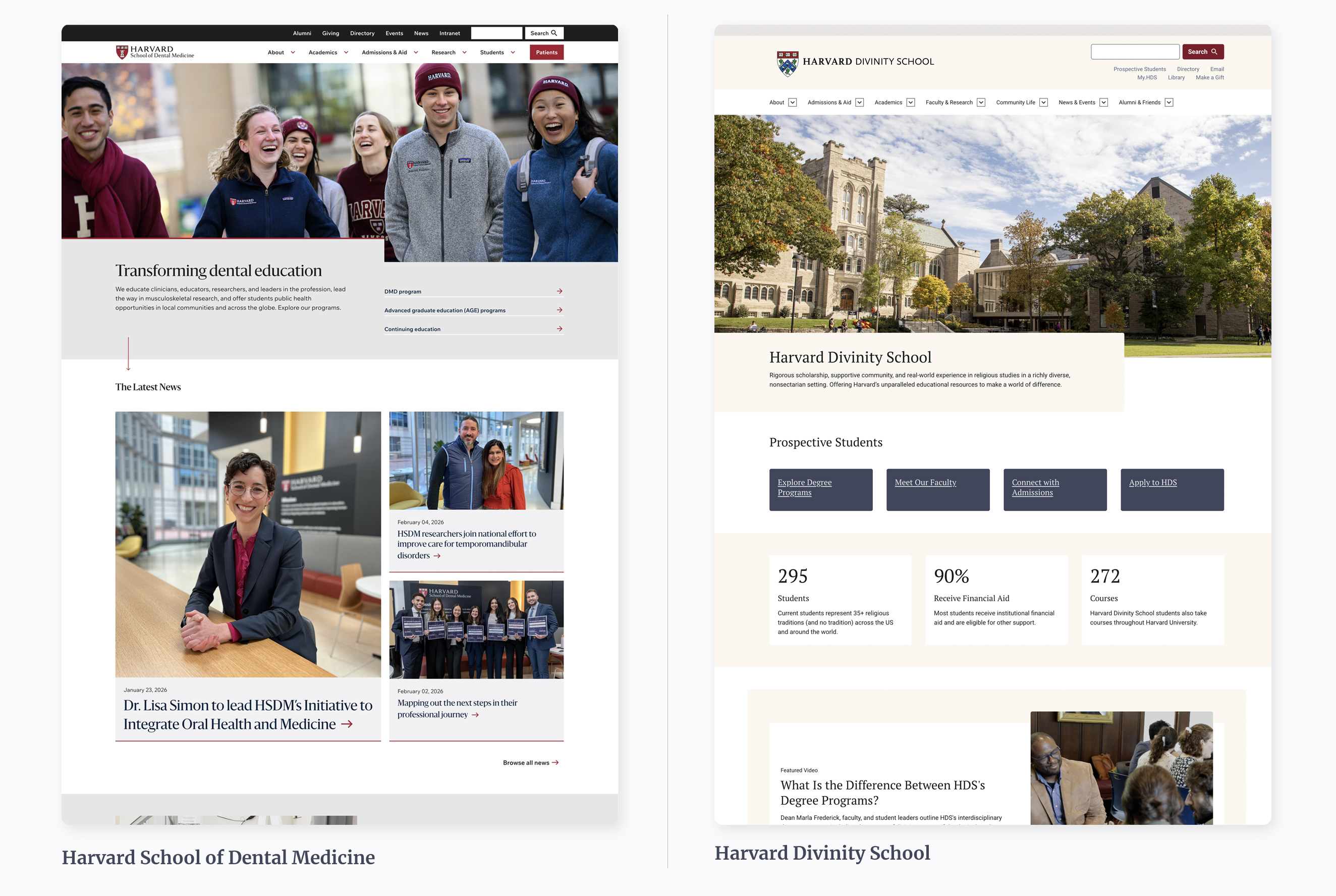 Screenshots of Figma and homepage